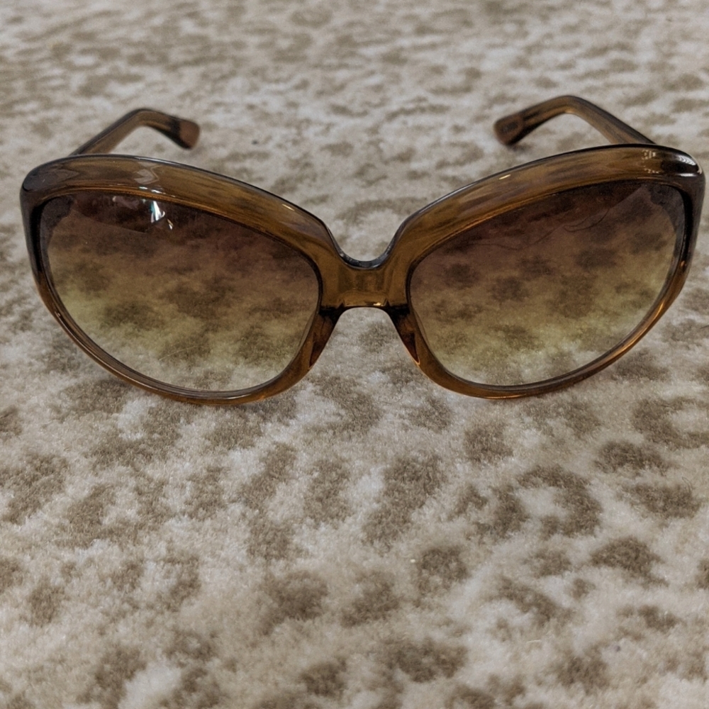Oliver People 'La Donna' brown ombre oversized sunglasses